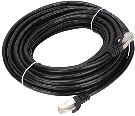 Aramox Cat6-Ethernet-Kabel, Abgeschirmtes Hochgeschwindigkeits-Internetkabel, 10 Gbit/s, RJ45 mit EMI-Schutz für PC-Router, Switch-Box, Home-Office-Rechenzentrum (#2)