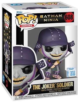 Funko POP! Heroes Batman Ninja The Joker Soldier Vinyl-Figur, exklusives Sammlerstück #608, 9,5 cm