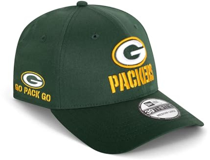 New Era - NFL Green Bay Packers Side Hit 39Thirty Stretch Cap