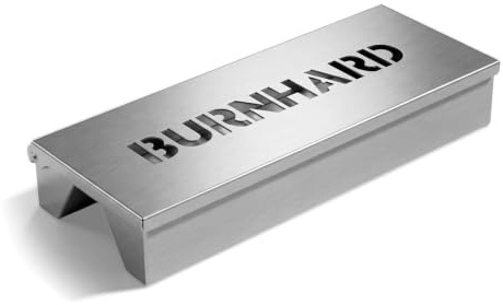 BURNHARD® Smokerbox für Gasgrill, Edelstahl | Passgenau W-Shape Flavor Bars, intensives Raucharoma, für Räucherchips & Pellets, spülmaschinengeeignet, wiederverwendbar