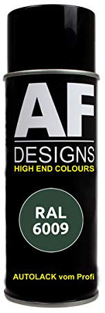 Alex Flittner Designs RAL Lackspray Autolack Sprühdose Spraydose RAL6009 TANNENGRUEN seidenmatt