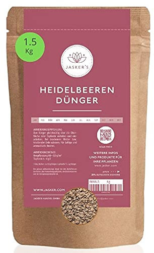 Heidelbeerdünger 1.5 kg - Organischer Dünger für Beeren I Für gesunde und schmackhafte Früchte - Dünger für Heidelbeeren