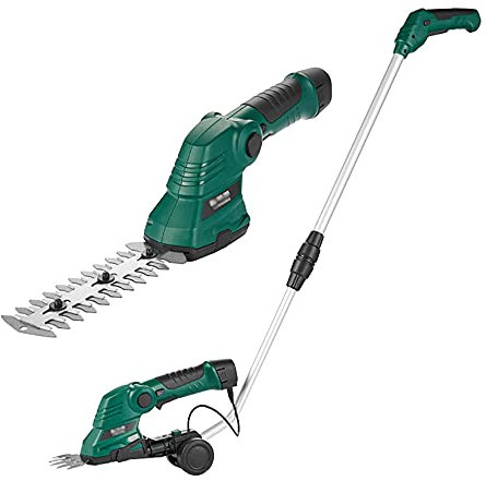 LJJ Tagliabordi Elettrico da Giardino,Forbici Tagliaerba a Batteria, Tagliasiepi a Batteria,Tagliaerba Elettrico per la Cura del Giardino,Lengthen