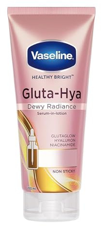 Vaseline Gluta-Hya Dewy Radiance Serum-in-Lotion, Lightweight Moisturizing Body Lotion – 200 ml / 6.7 fl oz