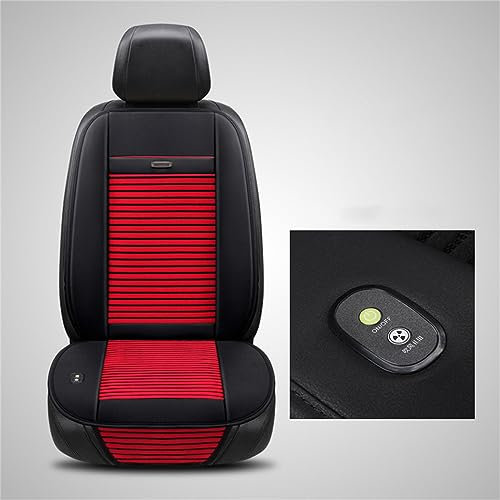 VVLXRIC Massage Autositzauflage 12v, Sitzaufleger universal mit Massage und Ventilatoren Sitzschoner Auto, Sitzauflage für Taille Körper Massageador