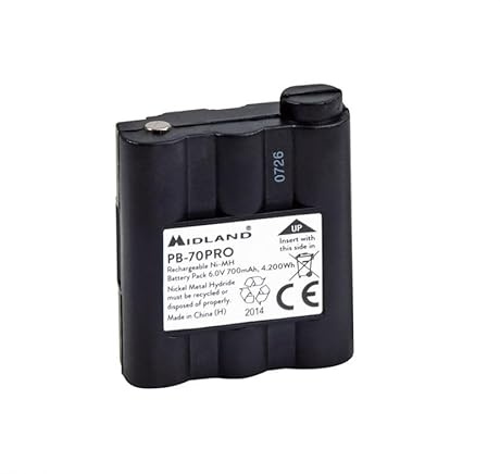 Midland PB70 PRO/XT70 PRO Walkie Talkie Akku