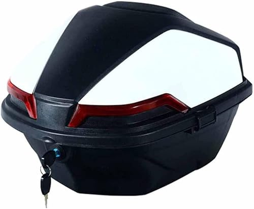 VECNUM KUNYOS Motorradkoffer Topcase 28 Liter Top Case Universal Mit Installieren Platte, Für Roller, Motorrad, Mofa & Quad