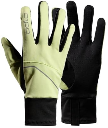 Odlo Sporthandschuhe Herren Damen Intensity Safety Light I Fahrradhandschuhe I Laufhandschuhe