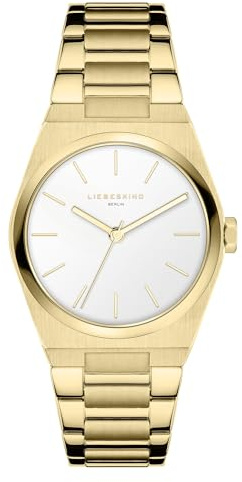 Liebeskind Berlin Damen Armbanduhr – Edelstahlarmband – Quarzuhr mit rundem Gehäuse (34 & 38 mm) – 5 ATM wasserdicht – Klassisch & vielseitig