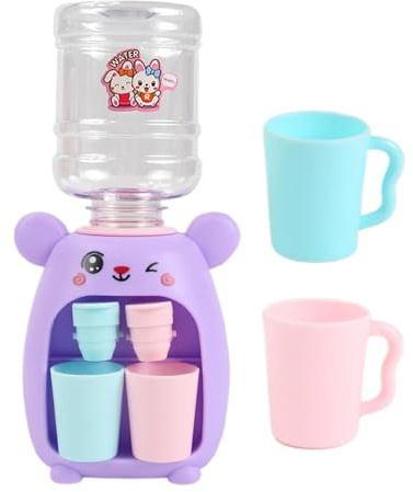 Bkljkf dispensador de Agua para niños, pequeño dispensador de Agua | para máquina de Agua y Bebidas con Jugo de Conejito con 2 Tazas, de Fuente de Agua Potable con Salida de