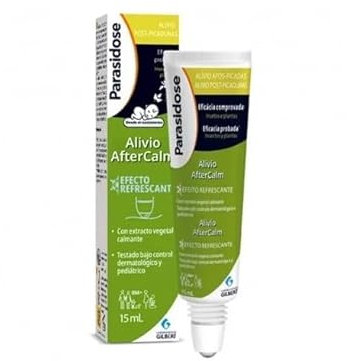 Parasidose - AfterCalm Roll-On 15ml | Alivio Rápido Picaduras Insectos y Plantas | Efecto Refrescante | Apto desde Recién Nacidos | Portátil y Práctico