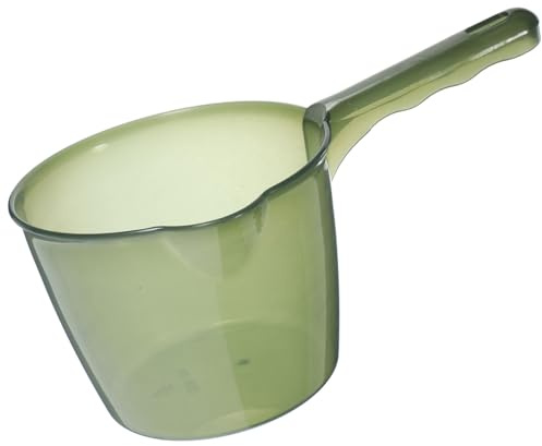 TOGEVAL Cuchara Para Agua Espesa De Cucharón Versátil Para Agua De Cocina Cucharon De Mango Para Uso Baño Contenedor Para Regar Plantas y Duchas De Baño