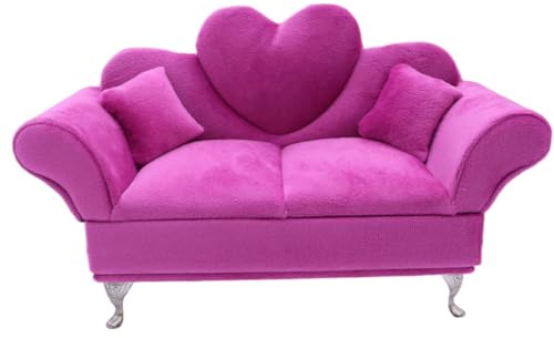 Durlo Rosa soffa och smyckeskrin i skala 1/6 – För 30 cm dockor, flickor och kvinnor