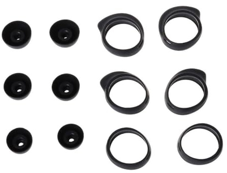 Zqxnt Lot de 6 embouts de protection en silicone pour écouteurs intra-auriculaires sans fil avec microphone pour ordinateur