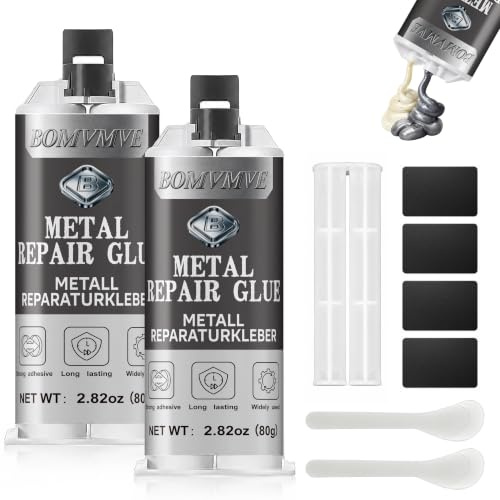 BOMVMVE Soldadura en Frío para Metal, 160g Pegamento Metálico Extra Fuerte
