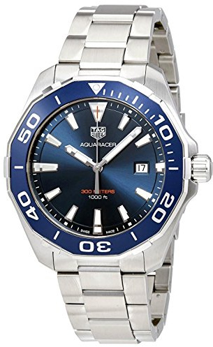 TAG Heuer Men's Aquaracer 43mm Steel Bracelet Quartz Watch WAY101C.BA0746