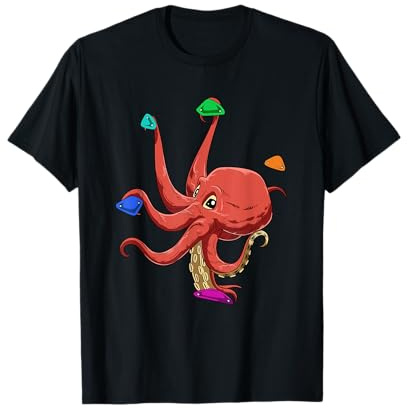 Pieuvre amusante pour l'escalade et le bouldering T-Shirt