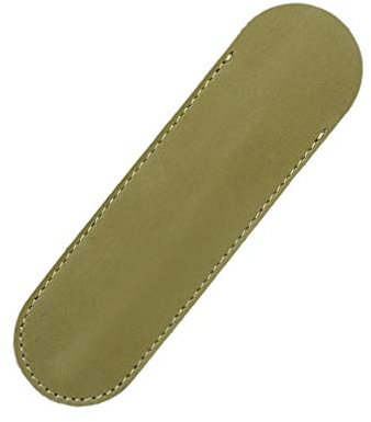 NUOBESTY Kreative Leder-stiftetui Für Füllfederhalter Und Kugelschreiber Olivgrün Große Stilvolles Design Handgefertigt Für Büro Und Studium Eleganter Stiftschutz
