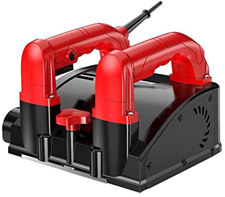 1200W Elektrischer Hobelmaschine, Betonschleifer, enthält 26 Klingen, Zylinderfräser, Wandschleifer, Putzfräse, 3000 U/min