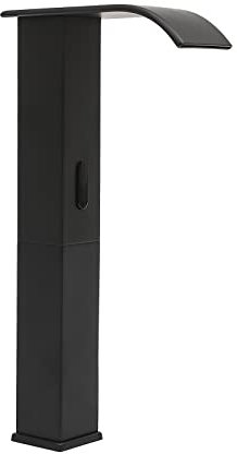 Sensor de Grifo Automático Negro con Temperatura Ajustable e Infrarrojo para Lavabo Acero Inoxidable Grifo Lavabo Alto para Restaurantes, Centros Comerciales, Escuelas, Empresas, Hoteles