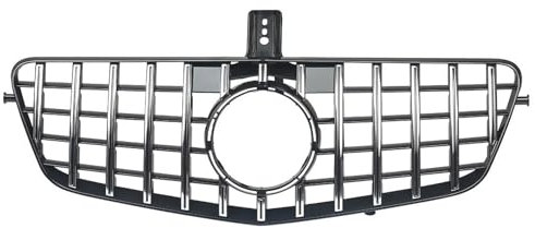 ZSGHJA Für Mercedes Für Benz E-Klasse W212 2009-2013 Kühlergrill Schwarz Gt GTR Stil Kühlergrill(Chrome)