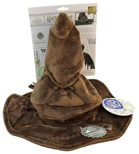 Play by Play Sprechender Zauberhut, 25 cm, Magische Deko-Figur mit Englischer Sprachausgabe, Nachhaltiges Innenfutter