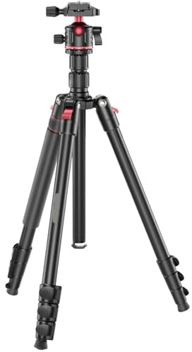 Treppiede for fotocamera da 68 pollici con testa a sfera e monopiede in alluminio for DSLR e telefoni cellulari