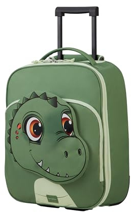 Samsonite Sammies Dino Rex - Trolley Cabina Bambini 2 Ruote 45x36x19 cm, Valigia Cabina Compatibile EasyJet, Valigia Underseat per Bambini, 30L