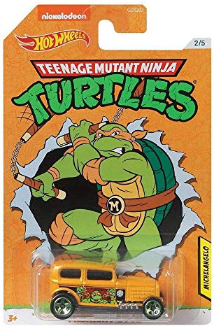 Hot Wheels 2020 Teenage Mutant Ninja Turtles 5 car Set .. .