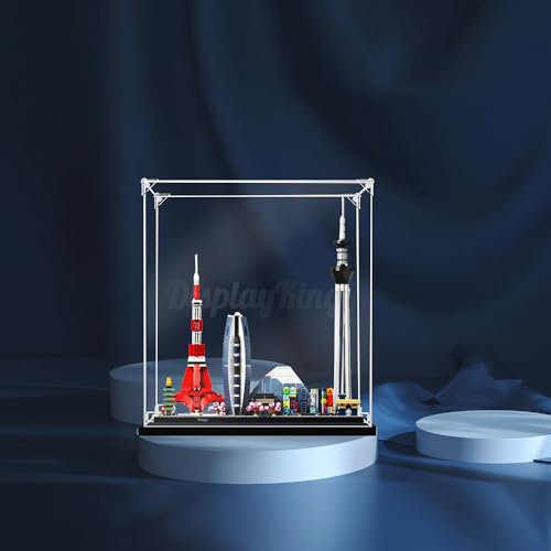 Acryl-Vitrine mit Schraube für Architecture Tokyo 21051 (Model Set ist Nicht im Lieferumfang enthalten) (kein Hintergrund)