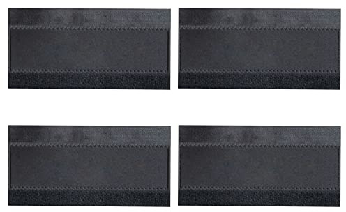 SWYSGS 4Pcs Radfahren Fahrrad Rahmen Kettenschutz Aufkleber Guard Pad Fahrrad Kette Schutzhülle Wrap (schwarz) Fahrrad Kettenschutz Kettenstrebe Guard.