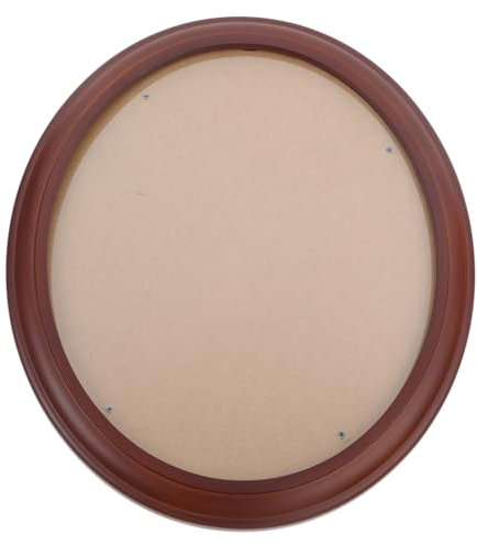 HOLIDYOYO Bilderrahmen Aus Massivholz – Ovaler Bilderrahmen 30 5 Cm – Geometrische Wandkunst Für Die Wohnzimmerdekoration