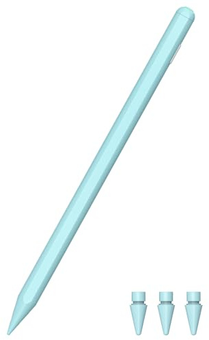 Pencil 2. Generation für iPad 2018–2026: 15 Mins USB-C Schnellladung, mit Stift für iPad 11 (A16)/10-6, Air 3-5/M2/M3/M4, Mini 5-7, Pro 11/12,9/M4/M5, mit Neigungsempfindlichkeit & Palm Rejection