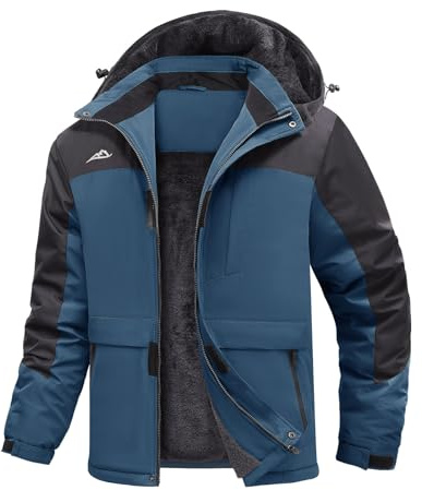 Svanco Chaqueta De Esquí Chaquetas De Hombre Impermeable Forro Polar Abrigo Con Capucha Desmontable Invierno Cálido Patinaje Sobre Hielo Chaqueta Abrigos Snowboard Chaqueta Para Hombres M-XXL