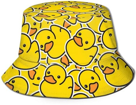 Donboly Fischerhut modischer Sommerhut, faltbar, Outdoor-Anglerhut, Unisex (DE/NL/SE/PL, Numerisch, 58, Gelb)
