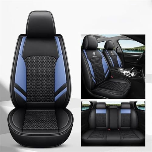 DZSFSTRHRRT Seat Covers For Car Car Seat Cover Ice Silk For Hummer For H2 H3 Auto Styling Car Accessories Car Seat Protector(Blue)