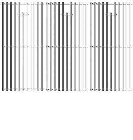 KIKIBRO 17/17,5/19,5 Zoll Edelstahl Grillroste Ersatz für Charbroil 463344116 463343015 Gas2coal 463340516 463370516