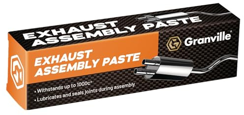 Granville Exhaust Assembly Paste – 140g | High-Strength Exhaust Sealant for Exhaust System Joints | Heat Resistant Up to 1200°C | Fast-Setting & VOC-Free Adhesive | Silencer Assembly Pipe Paste