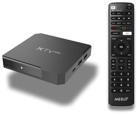 ISKDJBJG XTV SE2 Lite Smart Android TV Box Lettore Multimediale 4K Ultra HD 2.4&5G Dual WiFi LAN 100M Amlogic S905W2 AV1 Spina UE