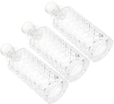 EPIGEIST 3piezas Botellas Difusoras De Vidrio Unidades para Aromaterapia Botellas Difusoras De Vidrio De Inauguración Casa