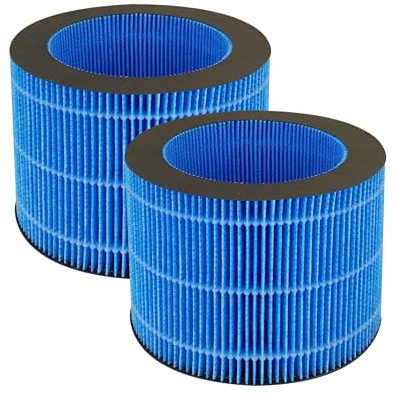 Facecool AMF220 Ersatzfilter kompatibel mit Philips AMF220/15 Luftbefeuchter, für HU3916 HU3918 HU2716 HU2718, 2 Stück FYM220/30 FY3446/30 Ersatz Filter