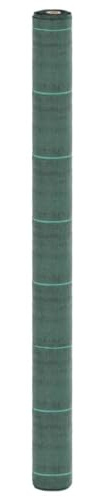 Gecheer Tappeto Antierbacce Verde, Controllo Erbe Infestanti, 1,5 x 25 m, Polipropilene PP 60 g/m², Membrana Paesaggistica per Giardini, Aiuole Rialzate, Vialetti e Terrazze