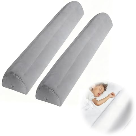 Chingcoo Set di 2 griglie gonfiabili per bambini, con pompa e borsa, per bambini e viaggi, colore grigio