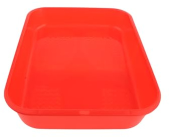 Auto-Schuhablage, wasserdicht, Kofferraum-Organizer unter dem Sitz, Fahrzeugzubehör, Kleinteile, 34 x 25 x 6,5 cm, Rot