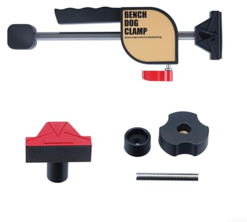 Collier de serrage pour chien - Fixation rapide pour trous de 19 mm - Réglable - Outil de fixation pour table de travail du bois