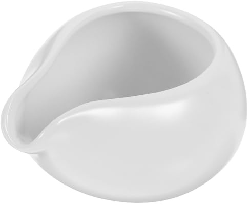 Healeved Pichet à Lait Céramique Distributeur de Lait Anti-Dérapant Poignée Ergonomique pour Cafés et Service de Boissons Café-Thé