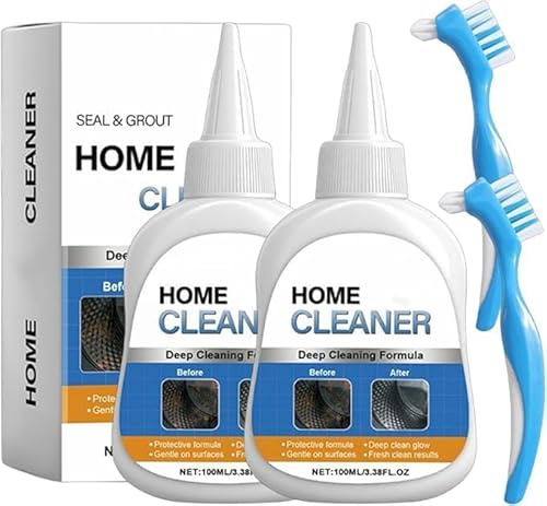 Gel detergente multiuso per la casa, potente smacchiatore, detergente per fughe della lavatrice, per guarnizioni di lavatrice, guarnizioni del frigorifero e fughe delle piastrelle