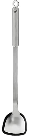 RÖSLE BBQ-Woklöffel mit Silikonrand, Edelstahl 18/10, 40 cm
