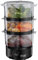 Russell Hobbs 3 Tier Electric Food Steamer, 7L, Dishwasher safe BPA free baskets, Stackable baskets for easy storage, Rice bowl inc, 60 min timer, Healthy eating, Energy saving, 400W, 26530