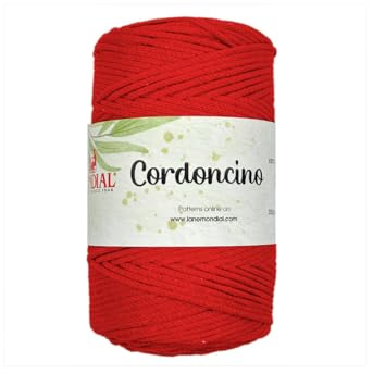 Cordoncino Mondial Cotone Rigenerato 100% (Rosso - 714)